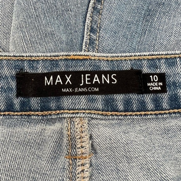 Max Distressed Crop Denim Jeans Size 10 Women’s - Picture 2 of 6